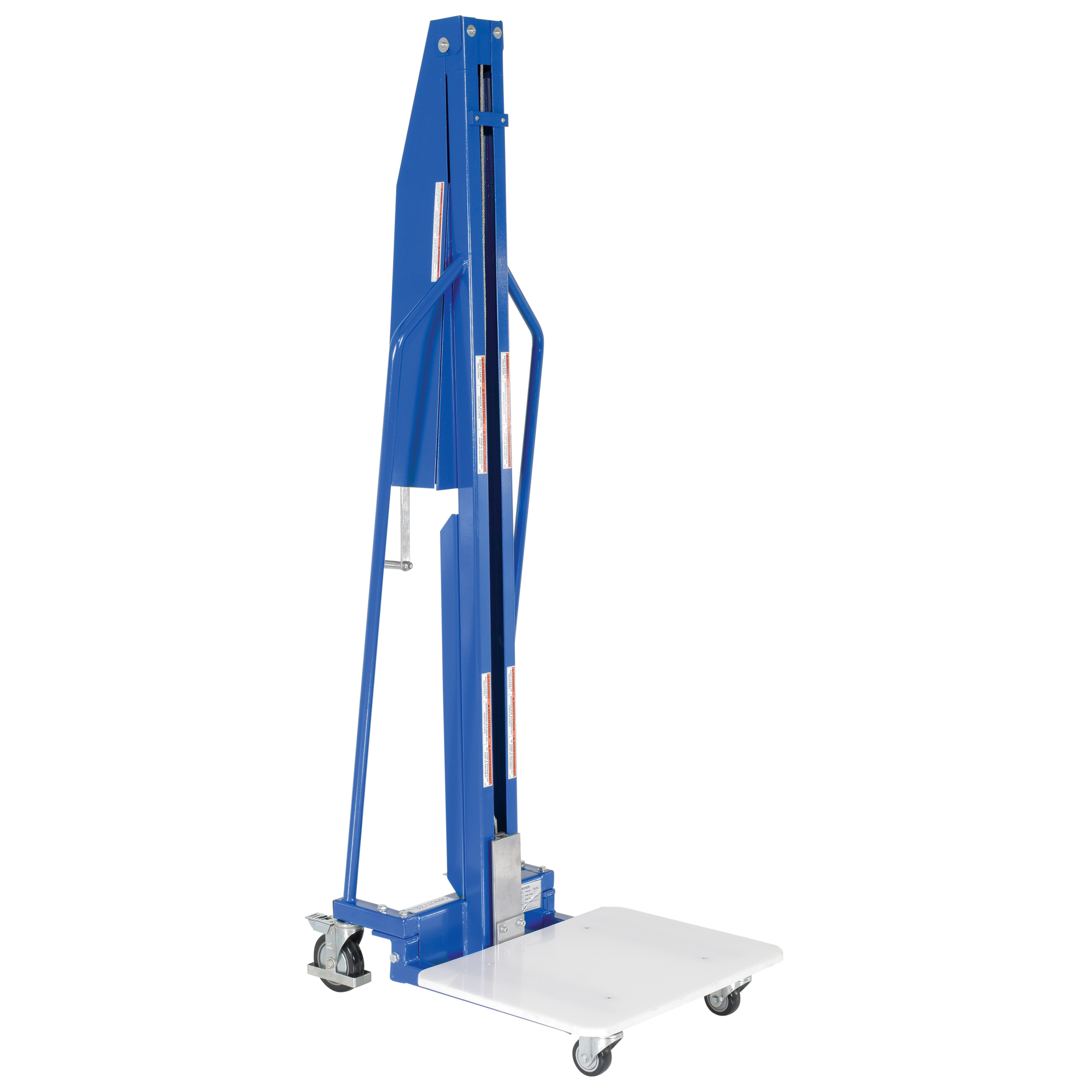 Vestil Manual Work Position Lift - 75.25in. Height, 440-Lb. Capacity, Steel, Model# MWP-440-M